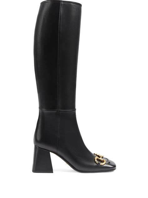 gucci boots fur|gucci print thigh high boots.